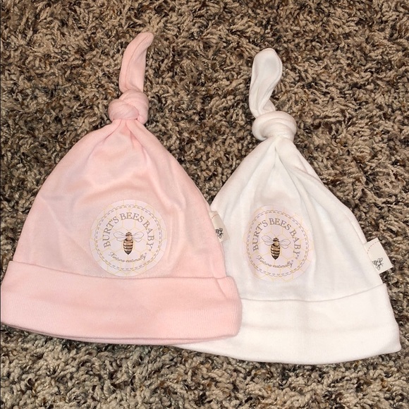 Burt's Bees Baby Accessories - Burt’s Bees Baby -premie hats. (Sticker on Front)